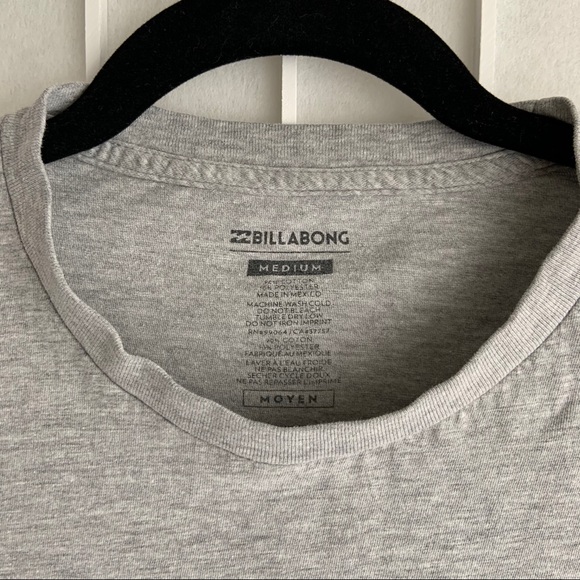 billabong gray graphic crew neck t-shirt - Picture 4 of 4